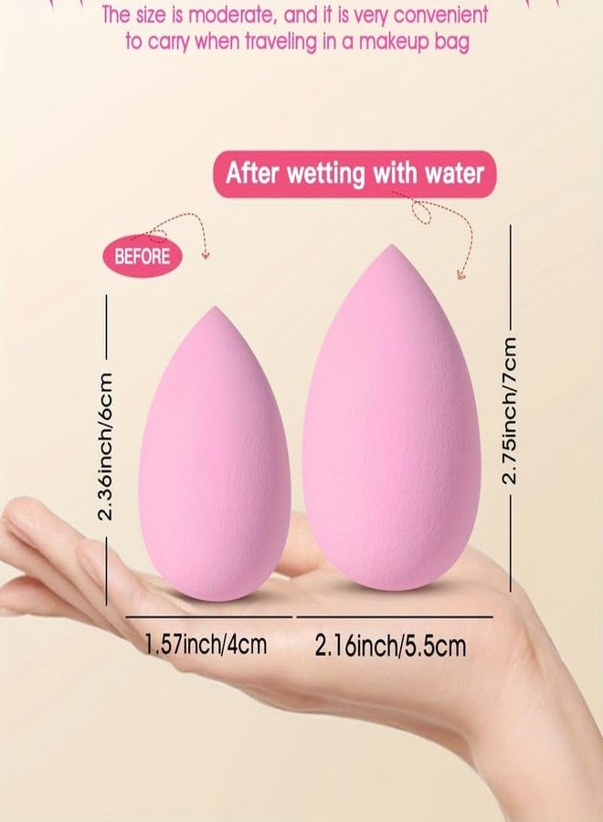 كرونيكس مجموعة إسفنجات مكياج من 6 قطع من CHRONEX - إسفنجات مكياج، مجموعة إسفنجات دمج كريم الأساس بدون حواف، إسفنجة لوضع الكريم والبودرة | ناعمة وخالية من اللاتكس (OverStyle9-6PCS) - Image 3