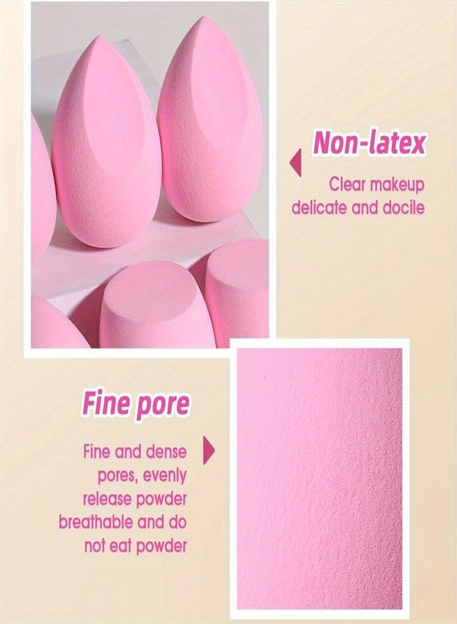 كرونيكس مجموعة إسفنجات مكياج من 6 قطع من CHRONEX - إسفنجات مكياج، مجموعة إسفنجات دمج كريم الأساس بدون حواف، إسفنجة لوضع الكريم والبودرة | ناعمة وخالية من اللاتكس (OverStyle9-6PCS) - Image 5