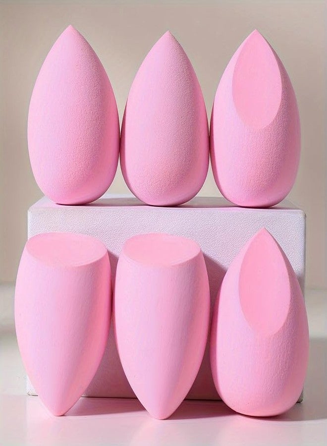 كرونيكس مجموعة إسفنجات مكياج من 6 قطع من CHRONEX - إسفنجات مكياج، مجموعة إسفنجات دمج كريم الأساس بدون حواف، إسفنجة لوضع الكريم والبودرة | ناعمة وخالية من اللاتكس (OverStyle9-6PCS) - Image 2