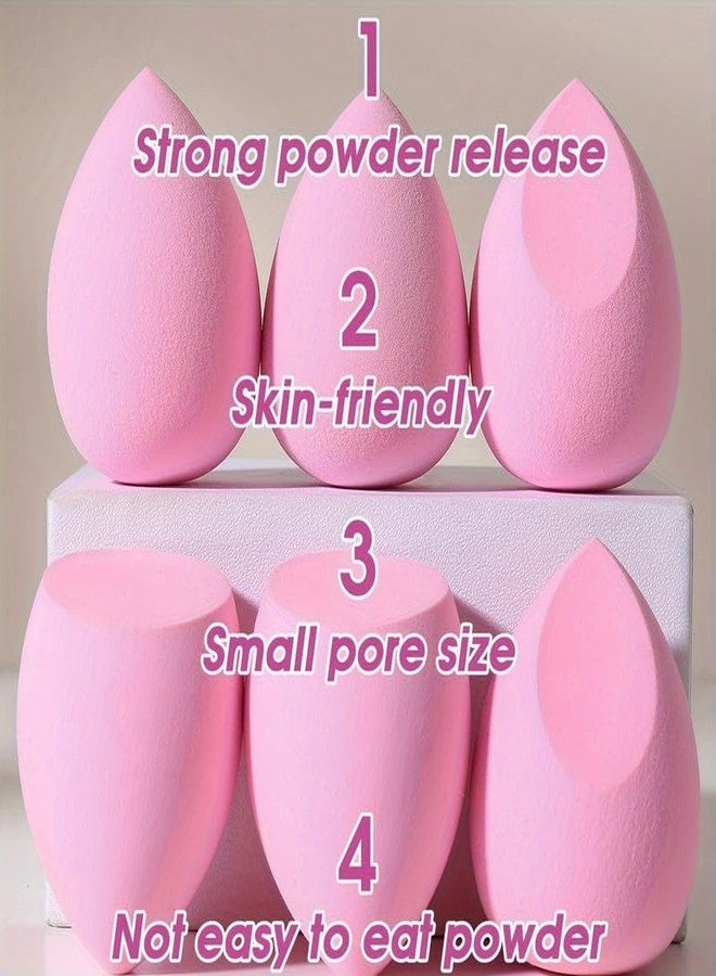 كرونيكس مجموعة إسفنجات مكياج من 6 قطع من CHRONEX - إسفنجات مكياج، مجموعة إسفنجات دمج كريم الأساس بدون حواف، إسفنجة لوضع الكريم والبودرة | ناعمة وخالية من اللاتكس (OverStyle9-6PCS) - Image 4