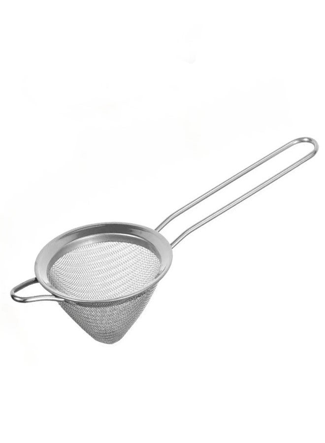 Anphly Stainless steel conical filter, cocktail cocktail ice filter, bar bartender specific triangular double-layer filter 8.46"L x 3.3"W x 1.6"H - Image 1