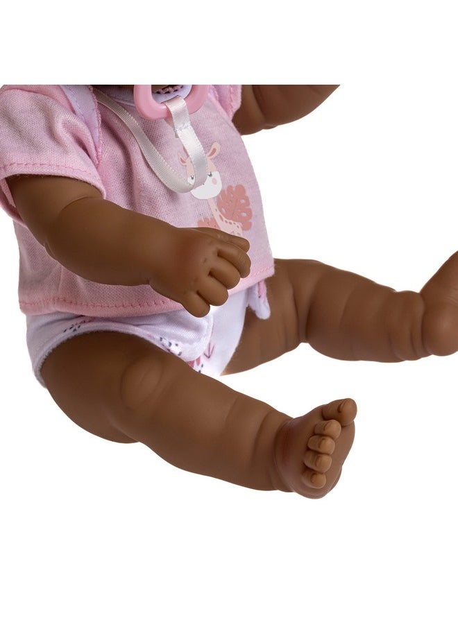 JC TOYS La Newborn Nursery ; 7 Piece Baby Doll Gift Set ; 12" Lifelike Hispanic Doll With Accessories ; Purple ; Ages 2+ (18347)  - Image 5