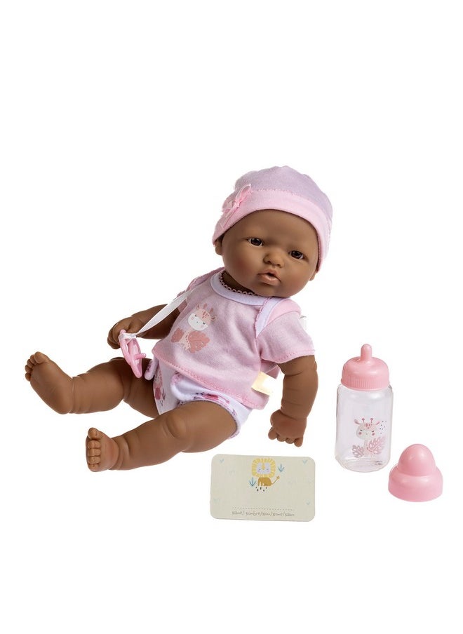 JC TOYS La Newborn Nursery ; 7 Piece Baby Doll Gift Set ; 12" Lifelike Hispanic Doll With Accessories ; Purple ; Ages 2+ (18347)  - Image 2