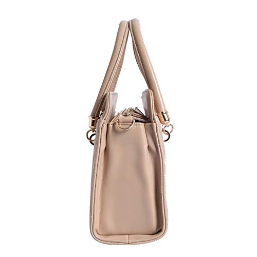 Lino Perros Avril Elle Beige Satchel Bag - Image 3
