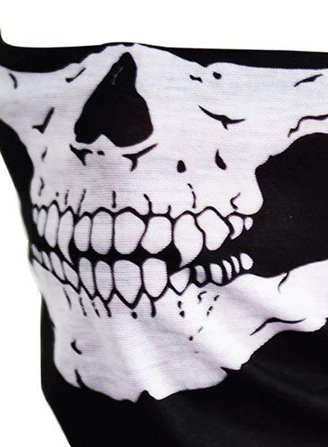 Pack Of 4 Half Face Tube Skeleton Mask - Image 2
