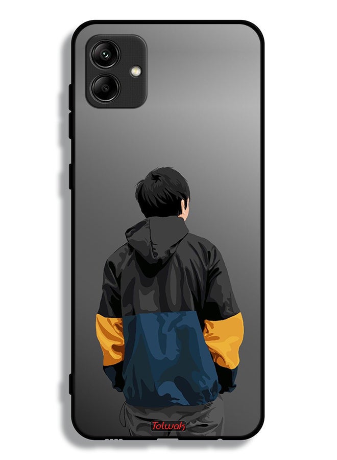 Tolwak Samsung Galaxy A04e Protective Case Cover Boy Portrait Art - Image 1