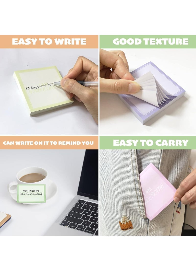 KASTWAVE Inspirational Sticky Notes 3x3 Motivational Note Pads Fun Self-Sticky Pads Gift for Students, Teachers, Nurse - Image 4