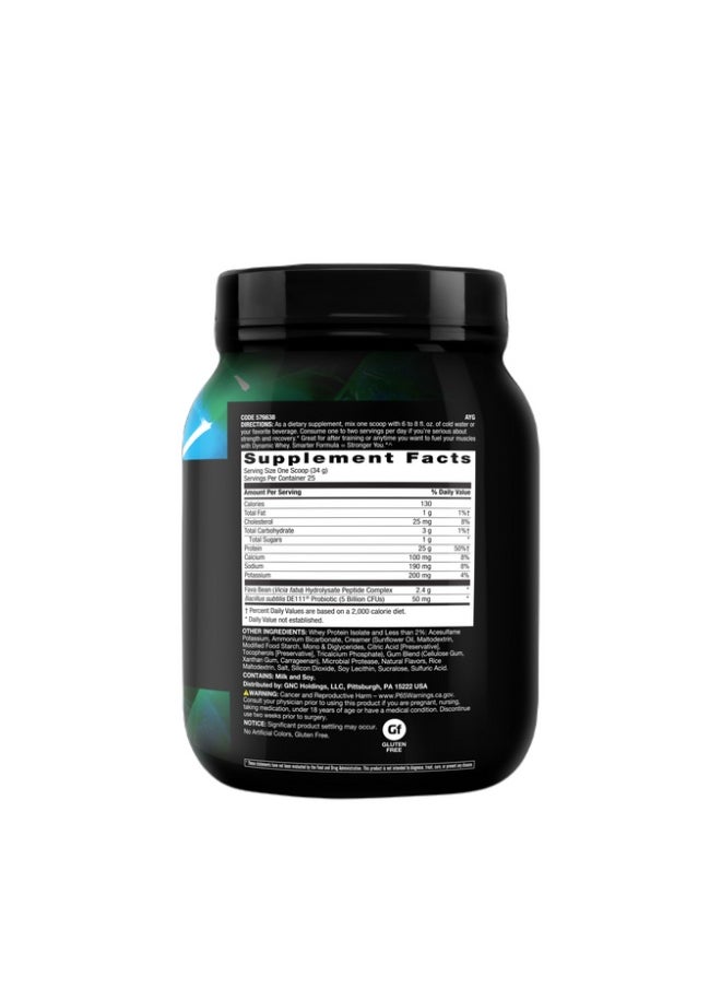Raw Dynamic Whey High-Tech Protein Optimized Absorption And Faster Recovery Vanilla Ice Cream 25 Servings