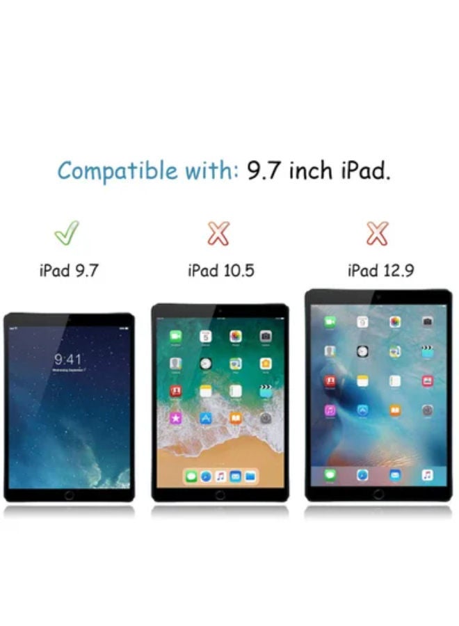 SHOPI حماية شاشة زجاجية مقواة لجهاز iPad الجيل السادس واقي شاشة لجهاز iPad الجيل الخامس، iPad Pro 9.7، iPad Air 2، iPad Air Apple iPad 9.7 بوصة - Image 5