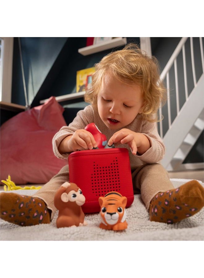 Tonies My First Jungle Set - Monkey, Parrot and Tiger Soft and Squeezable Audio Toy Figurines - Image 4