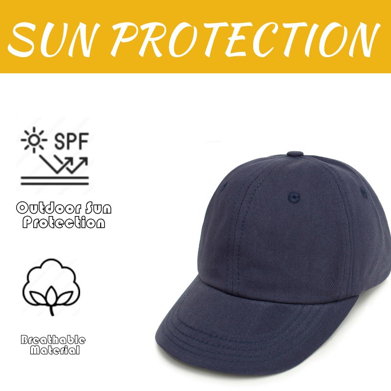 ENBAOHUI 2 Packs Toddler Boys Girls Baseball Summer Hat Kids Baseball Cap Baby Sun Hat Cotton Dustypink&White 0-4T - Image 2