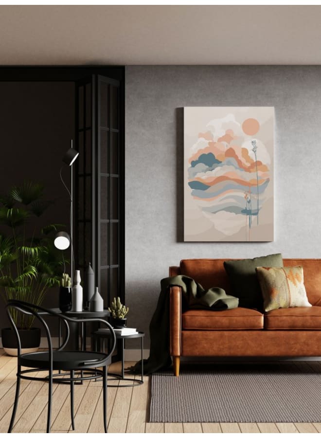 Home Gallery Mid-Century Modern Sunrise Printed Canvas wall art 120x80 - Image 4