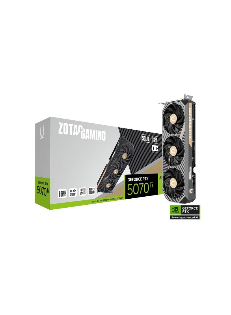 بطاقة الرسوميات جيمينغ جيفورس RTX 5070 Ti سوليد SFF OC