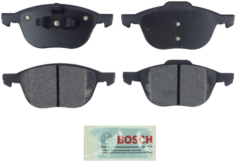 BOSCH BE1044 Blue Ceramic Disc Brake Pad Set - Compatible With Select Ford C-Max, EcoSport, Escape, Fiesta, Focus; Mazda 3, 5; Volvo C30, C70, S40, V40 Cross Country, V50 - Image 1