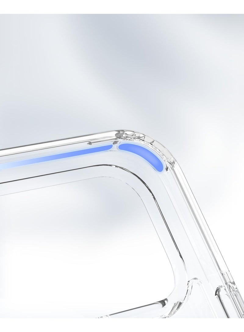 RAPTIC Air Stand for iPhone 17 Pro MAX Case [MagSafe] Cover 360 Rotatable Ring Kickstand [13 Feet Drop tested] Mil Grade - Clear - Image 4