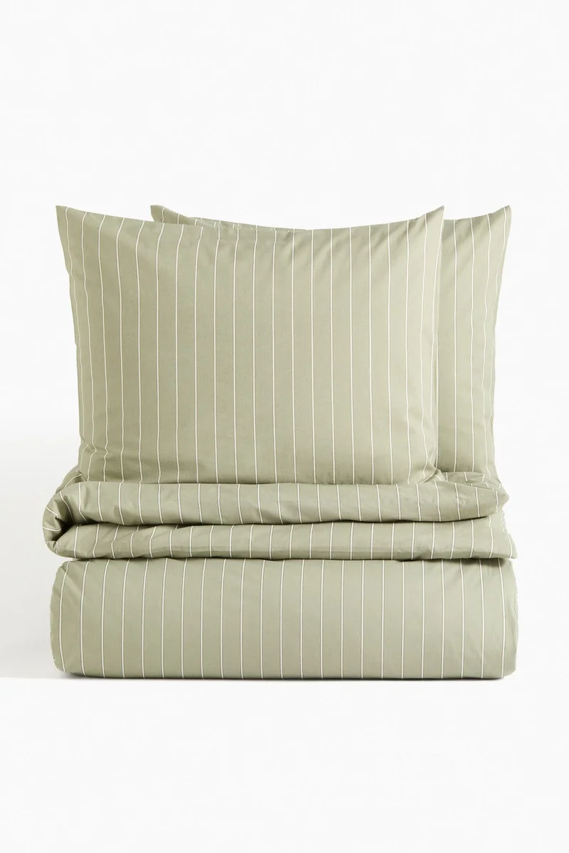 H&M Patterned double/king duvet cover set