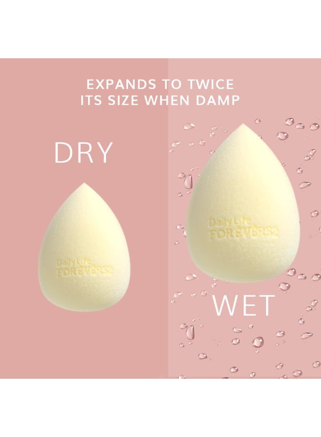 Daily Life Forever52 A Skin-Like Blend Pro Sponge | Edgeless, Ultra-Soft Makeup Sponge for Seamless Blending | Minimal Product Absorption | Latex-Free & Reusable - Image 4