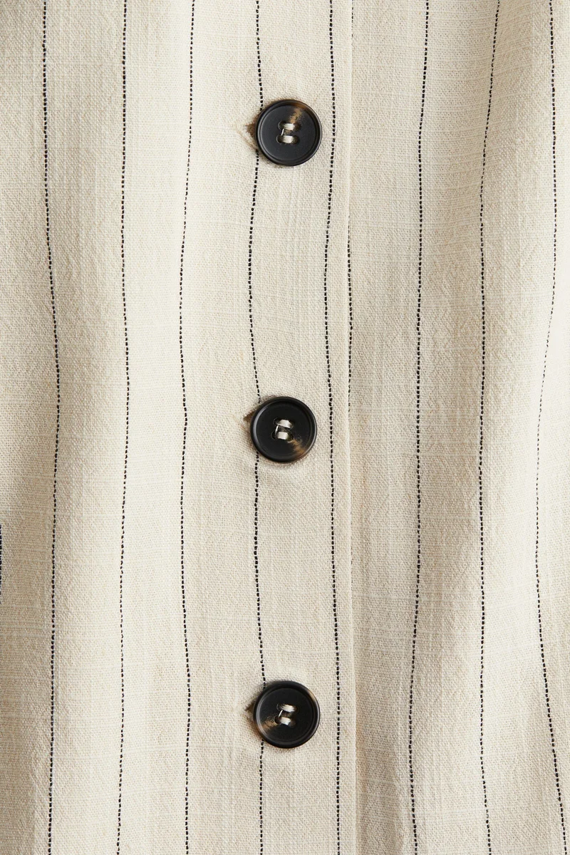 H&M Sleeveless linen-blend dress