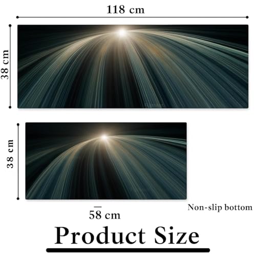 FIGMENT 2 Pcs Kitchen Mat for Floor, Non-Slip Cushioned Standing Mat, Waterproof & Easy to Clean, Comfort Floor Mat for Kitchen, Office & Home (118 * 38 cm, 58 * 38 cm) - Image 2