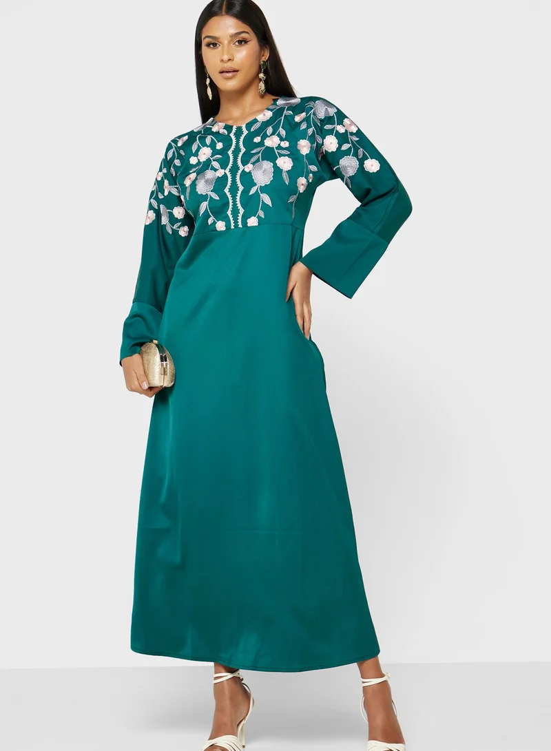 Khizana Embroidered Detail Dress