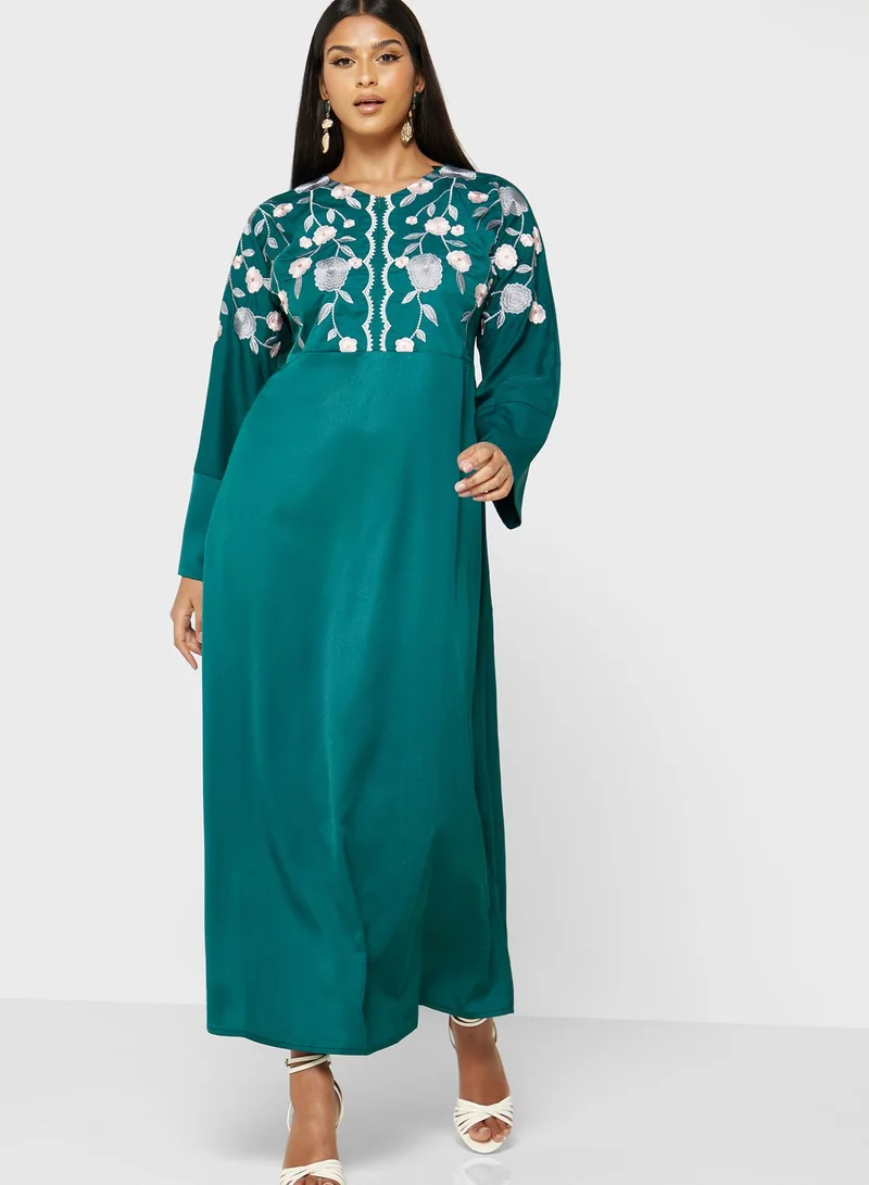 Khizana Embroidered Detail Dress