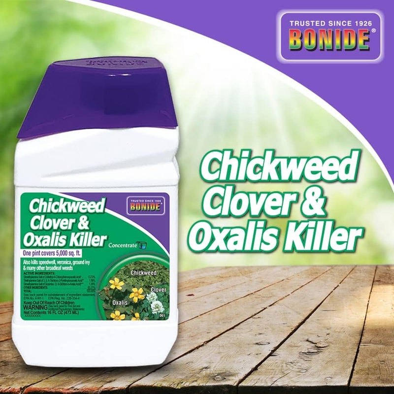 Bonide Chickweed, Clover & Oxalis Killer Concentrate - 16 oz Herbicide for Lawn Care - Image 5