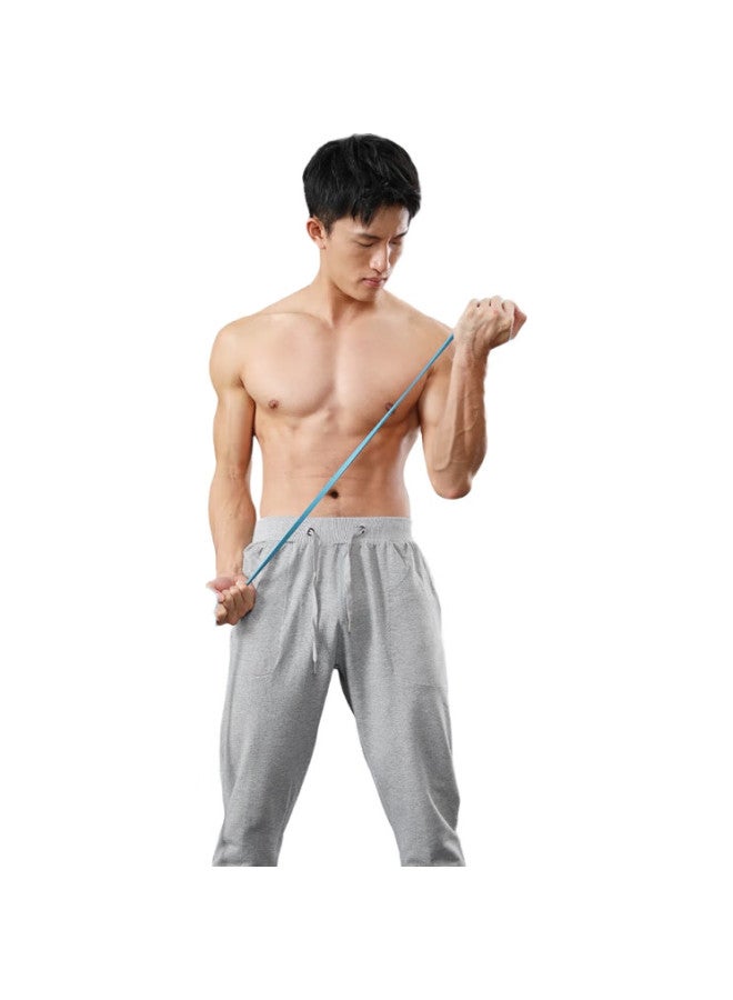 PEAK Yoga Elastic Rope Elastic Band Resistance Band Men And Women Strength Training Pull Rope Puller Pull-Up Light Blue - Image 2