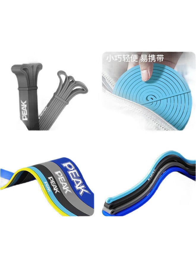 PEAK Yoga Elastic Rope Elastic Band Resistance Band Men And Women Strength Training Pull Rope Puller Pull-Up Light Blue - Image 3