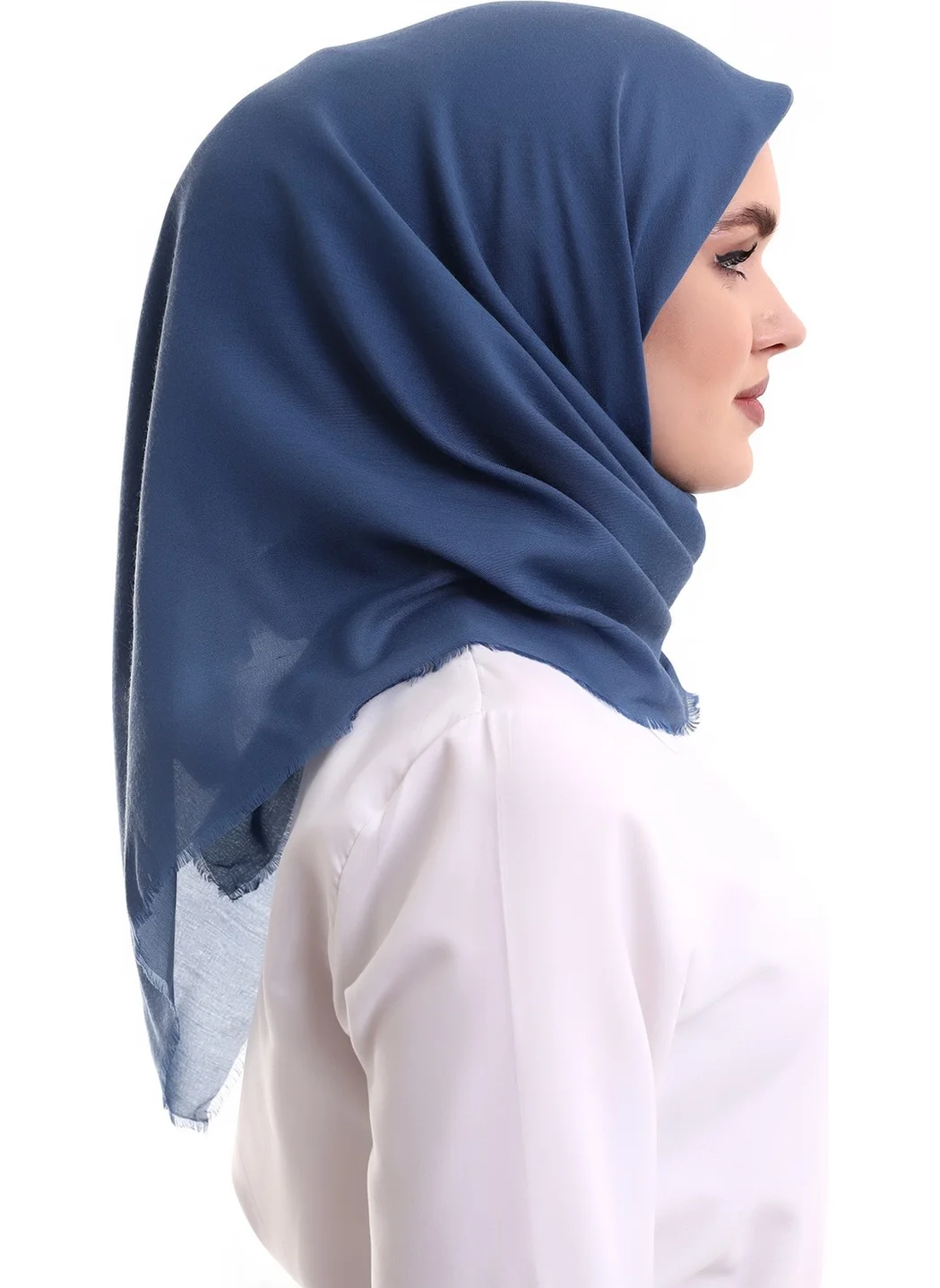 İhvan Online Cotton Panel Plain Patternless Cover Blue