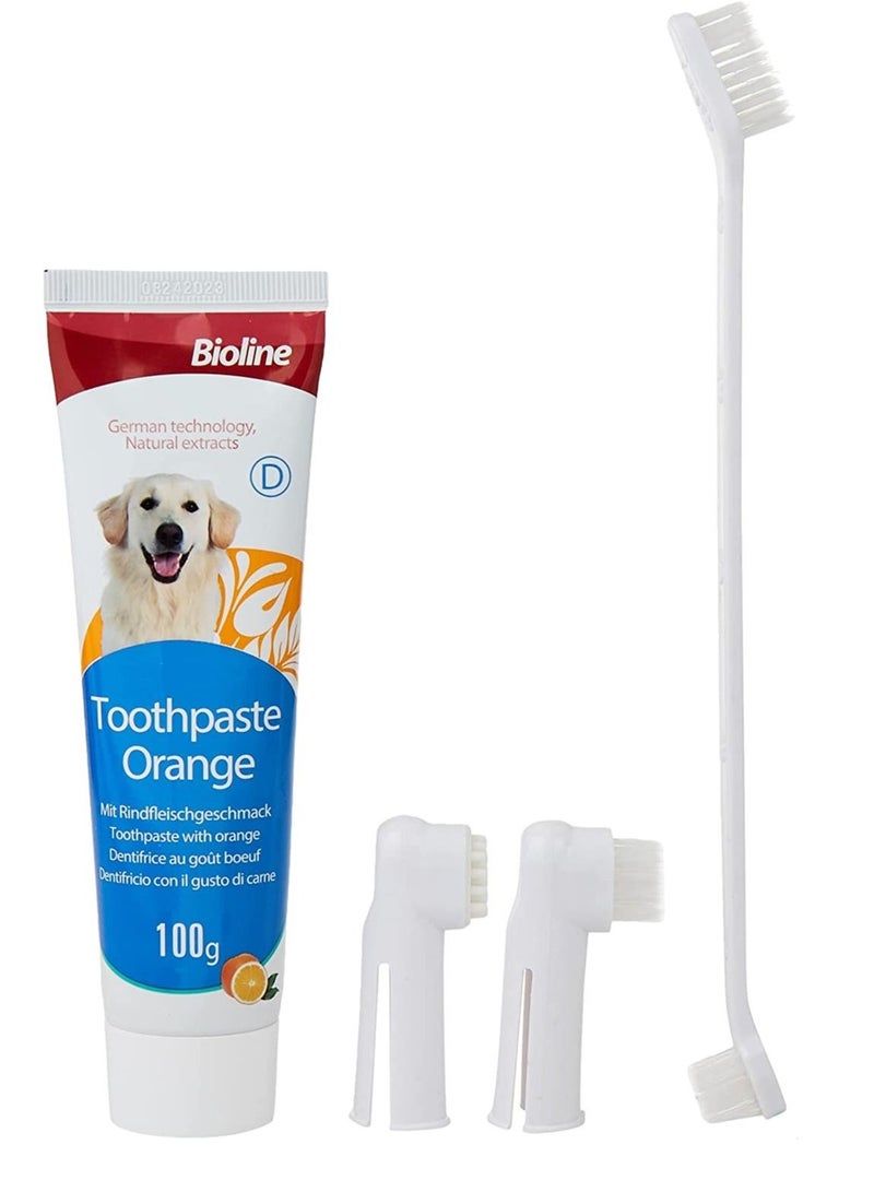 Bioline Pet Dental Hygiene Set Orange 100G