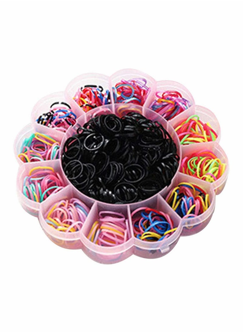 Excefore - 800 PCS Hair Tie Elastic Rubber Bands for Girls Kids Teens - Image 1