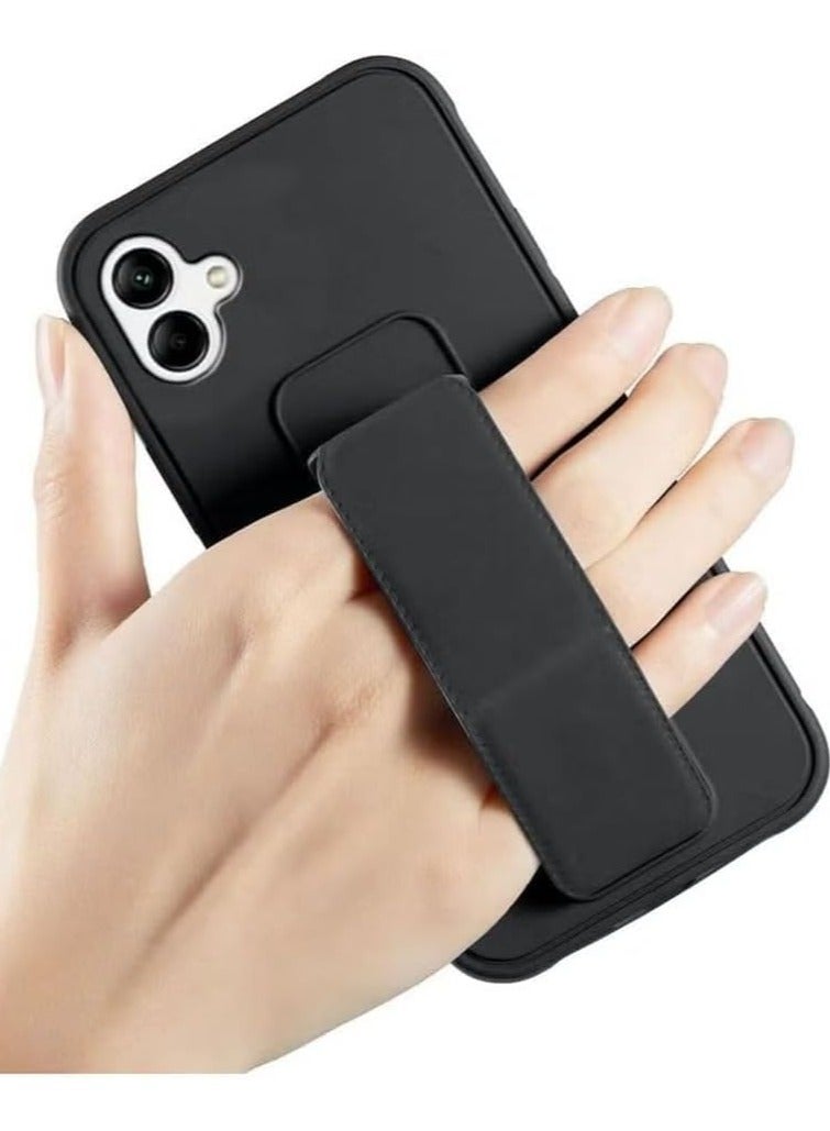 Case for Samsung Galaxy A06 Back Stand Cover Magnetic Car Holder Soft Silicone Horizontal & Vertical Kickstand Cover Wrist Strap Full protection Case for Samsung Galaxy A06 - Image 3