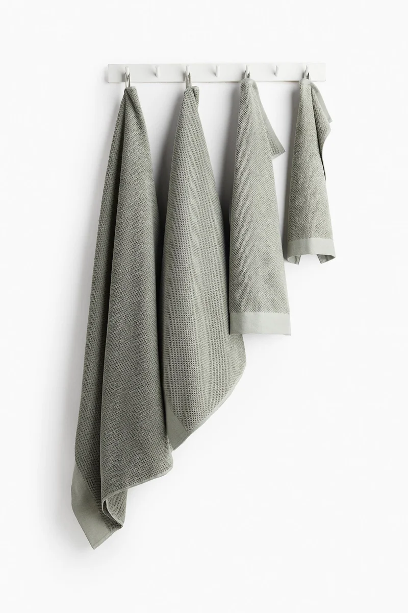 اتش اند ام Cotton terry bath sheet