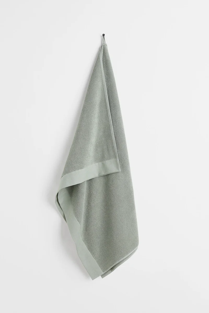 اتش اند ام Cotton terry bath sheet
