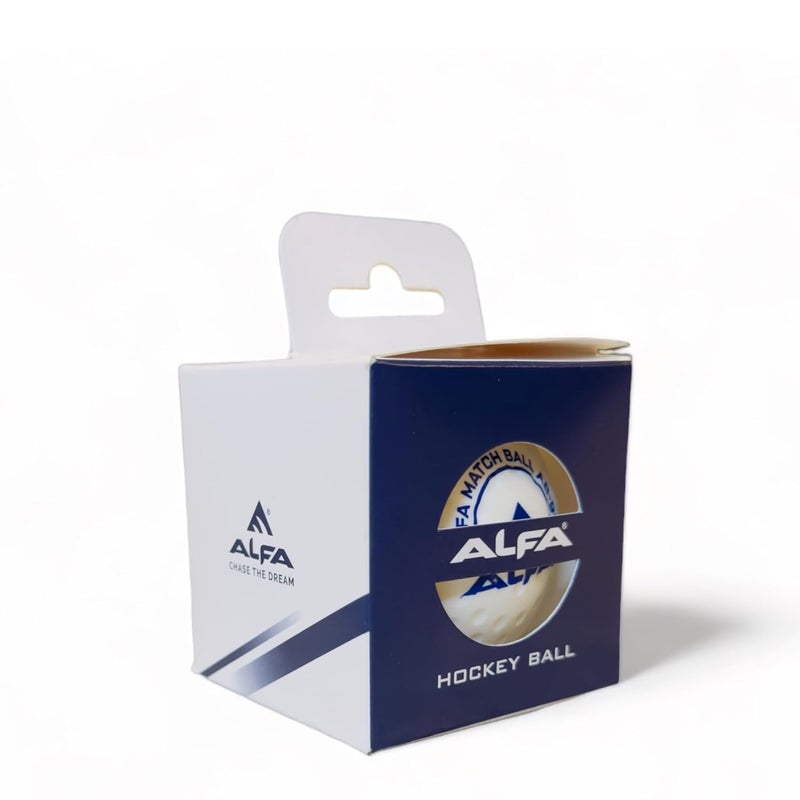 ALFA AB-99 Hockey Turf Ball, DIMPLE (Cork White, Pack of 1) - Image 5