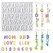 Smays Resin Earring Molds for DIY Jewelry Making Alphabet Letter Number Silicone Molds for Epoxy Resin Crafts Mini Pendant Charms - Image 2