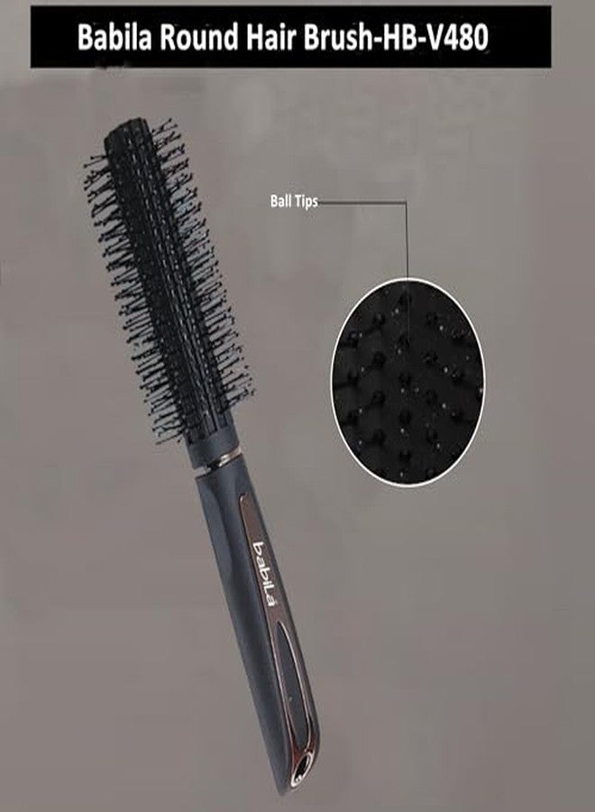 Babila Round hair Brush-HB-V480 - Image 4