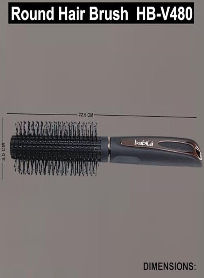 Babila Round hair Brush-HB-V480 - Image 5