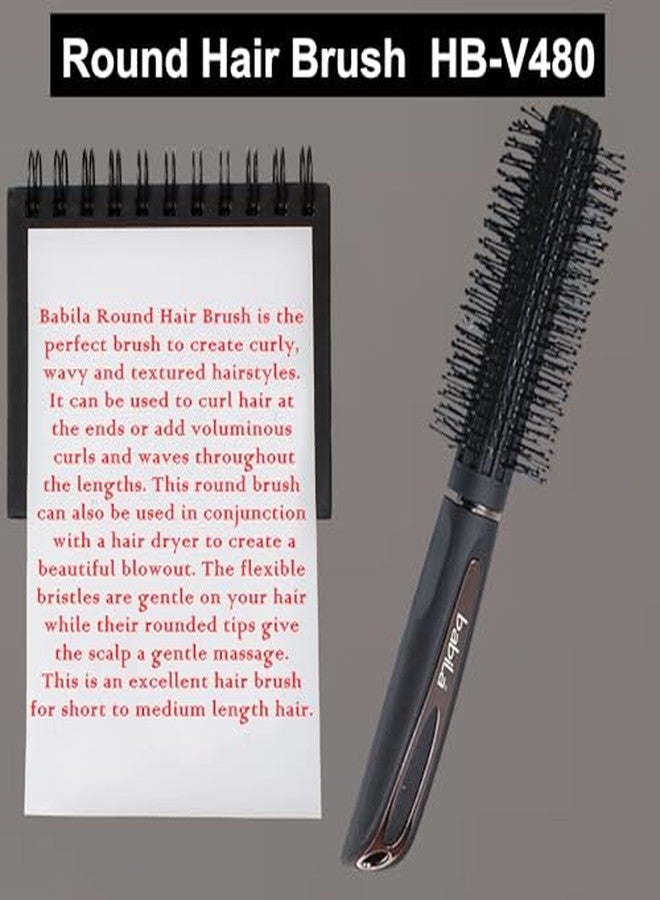 Babila Round hair Brush-HB-V480 - Image 3