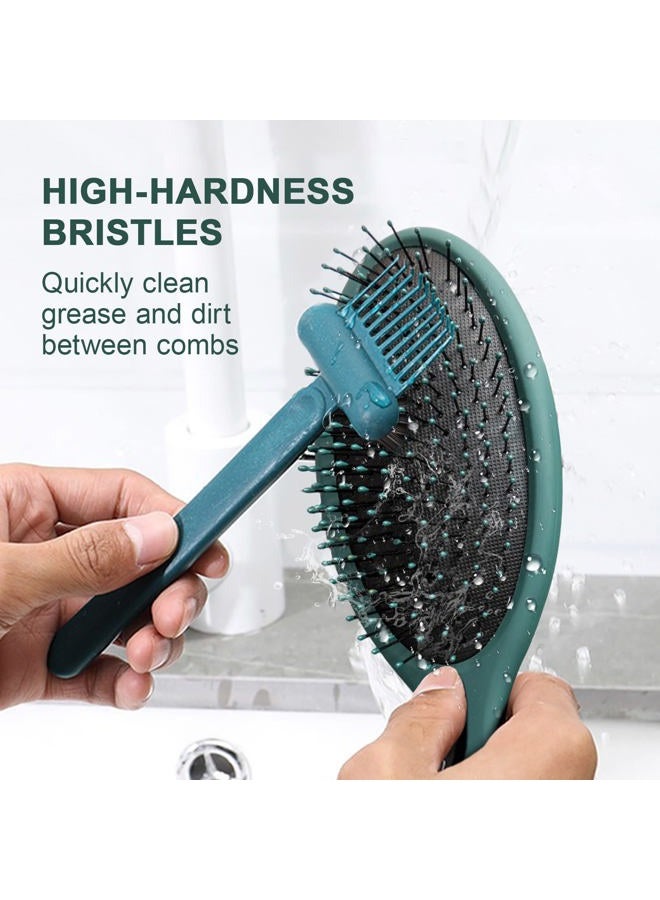 RHOS 2-in-1 Hair Brush Cleaner and Remover Tool - Comb for Removing Hair and Dust, Suitable for Home and Salon Use (1 Pack-Green) - Image 5