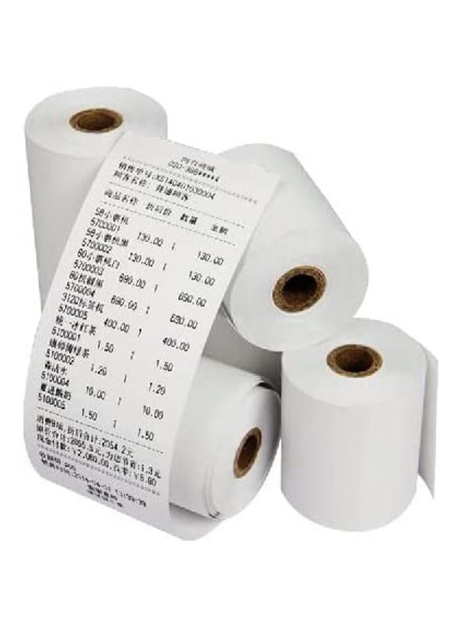 Paper 57 x 50 cash register thermal paper Eco type for Pos Receipt printer 50 packets 200 Rolls - Image 2