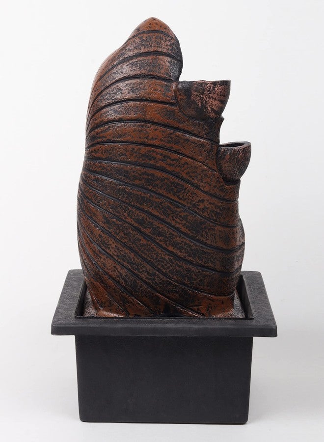 SPLICE Gautam Buddha 3 Step Water Fountain with Led Light Indoor & Outdoor for Home Decor Decoration Showpiece Gift Gifting Items - Image 5