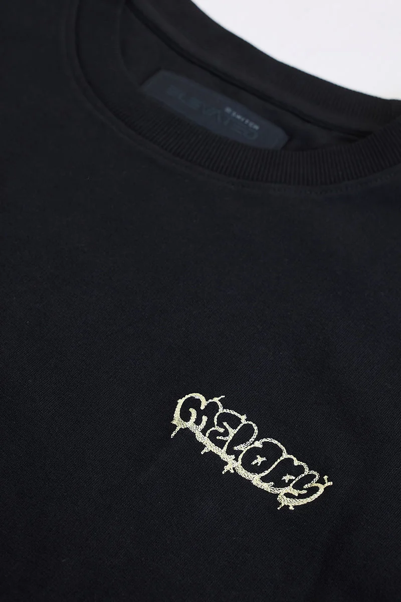 SNITCH Morten Jazz Black Oversized T-Shirt