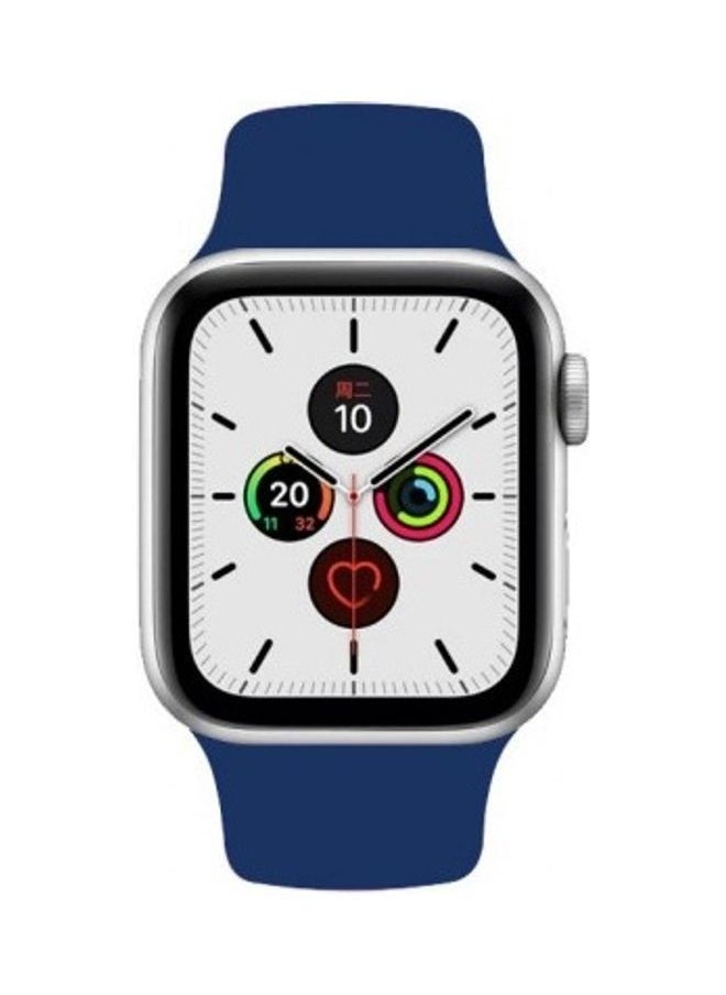 NIBEMINENT - Silicone Replacement Band For Apple Watch 38/40mm Ocean Blue - Image 1