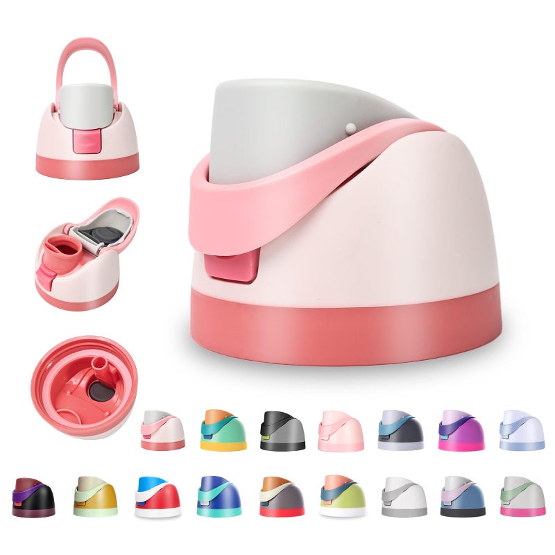 Ntiera Replacement Lid For Owala Freesip Compatible With Owala Freesip Water Bottle 16Oz 24Oz 32Oz 40Oz Premium Replacement Accessories For Owala Cap Leak-Proof Bpa-Free(Pink Latte) - Image 1