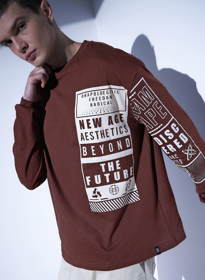 Hubberholme Men's Brown T-shirts - Classic Fit and Comfortable Style  - Image 5