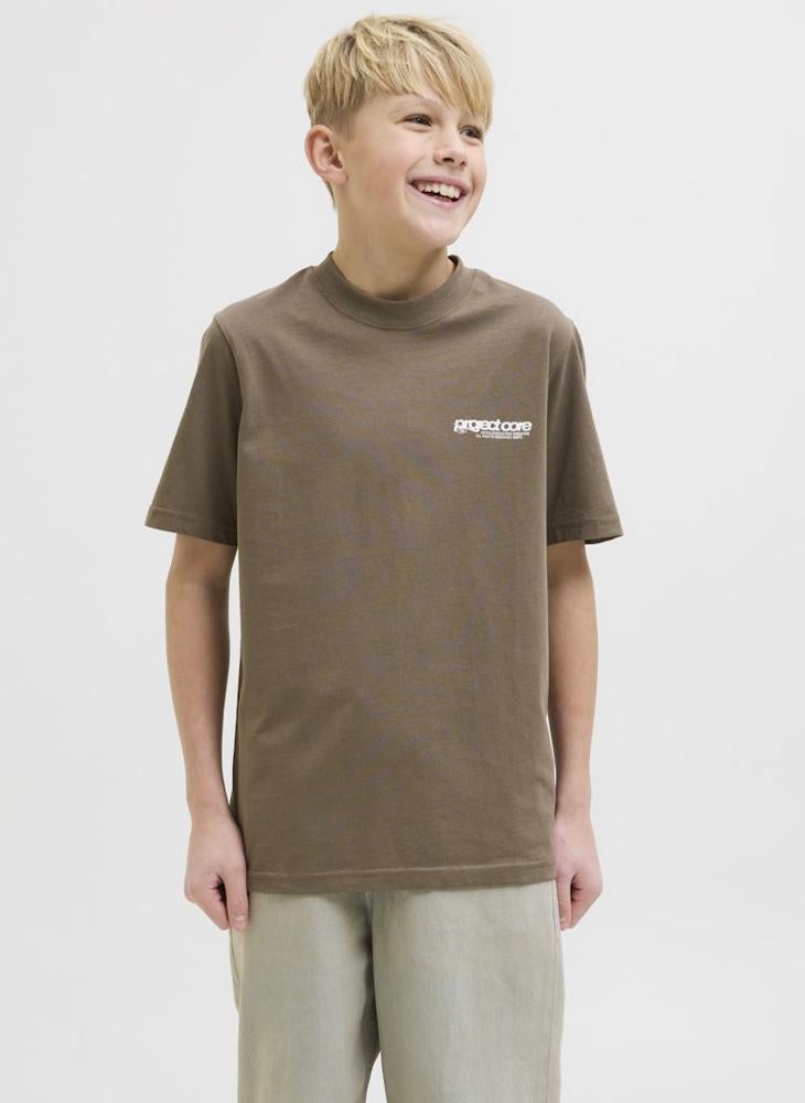 Jack & Jones Junior - Kids Logo Crew Neck T-Shirt - Image 1