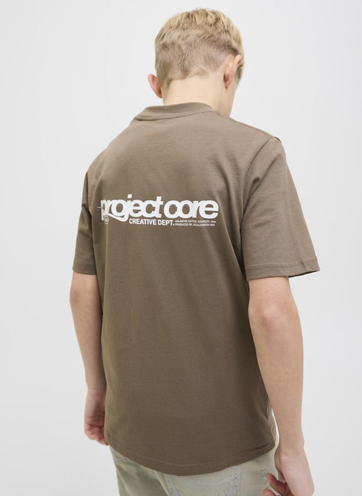 Jack & Jones Junior - Kids Logo Crew Neck T-Shirt - Image 1