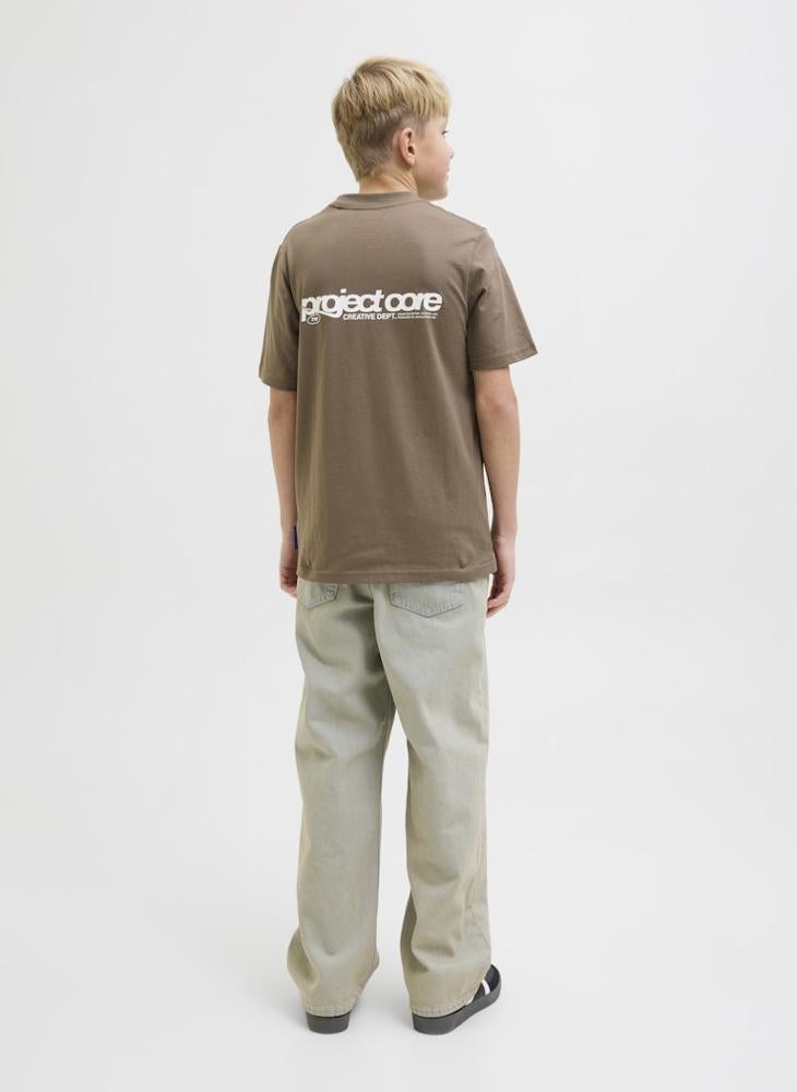 Jack & Jones Junior - Kids Logo Crew Neck T-Shirt - Image 1