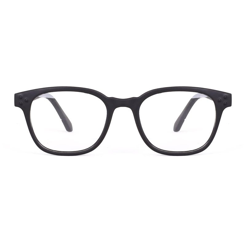 EYMEN Classic Non Prescription Clear Lens Glasses for Women Men Square Frame Eyeglasses Multiple Shades - Image 2